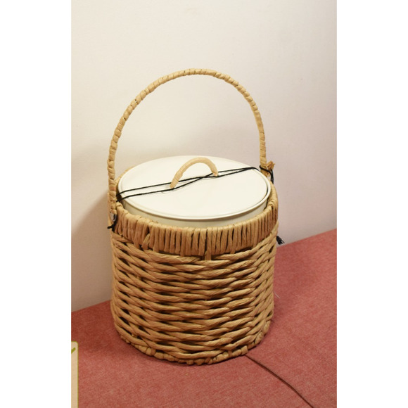 Hearth & Hand with Magnolia 3.5L Woven Ice Holder Bucket - Picture 1 of 7